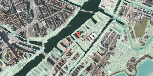 Stomflod og havvand på Strandgade 37, 1. 4, 1401 København K