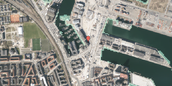 Stomflod og havvand på Sundkrogsgade 9A, kl. , 2100 København Ø