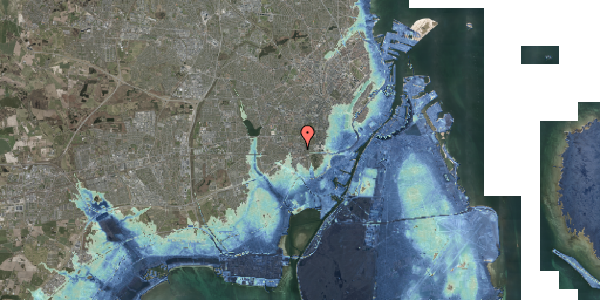 Stomflod og havvand på Toftegårds Allé 16, 2. th, 2500 Valby