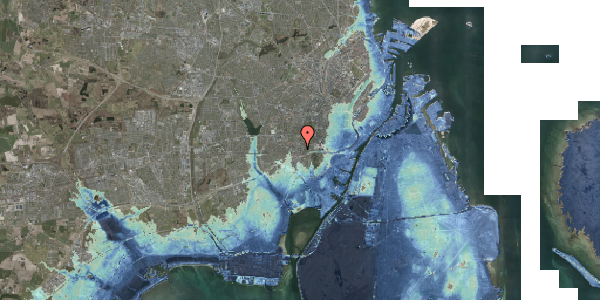 Stomflod og havvand på Toftegårds Allé 21, 4. th, 2500 Valby