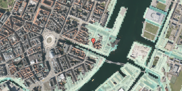 Stomflod og havvand på Toldbodgade 2, 1. tv, 1253 København K