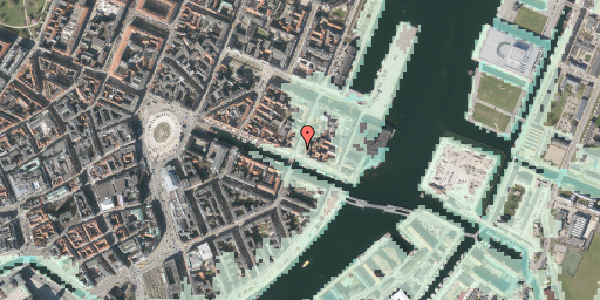 Stomflod og havvand på Toldbodgade 2, 4. mf, 1253 København K