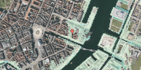 Stomflod og havvand på Toldbodgade 4, 1. , 1253 København K