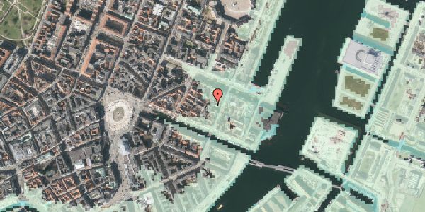 Stomflod og havvand på Toldbodgade 15A, 1. th, 1253 København K