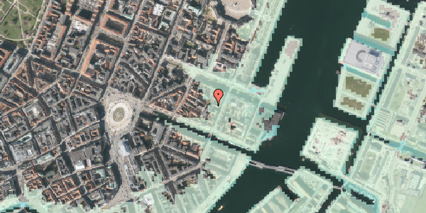 Stomflod og havvand på Toldbodgade 15A, 2. th, 1253 København K