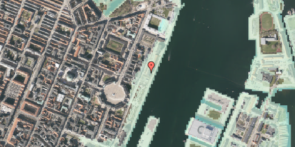 Stomflod og havvand på Toldbodgade 36A, 2. tv, 1253 København K