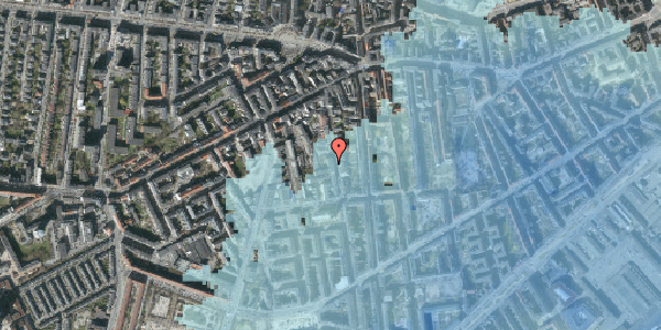 Stomflod og havvand på Valdemarsgade 14, kl. , 1665 København V