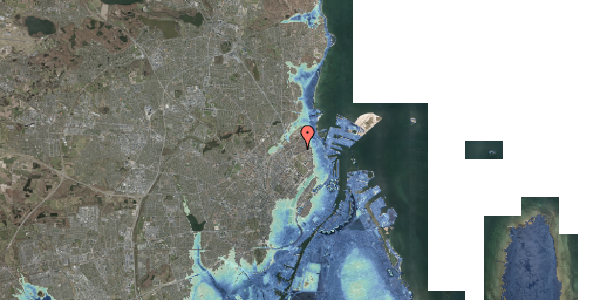 Stomflod og havvand på Vejrøgade 6, 4. , 2100 København Ø