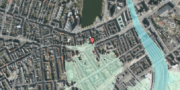 Stomflod og havvand på Vesterbrogade 32, st. th, 1620 København V