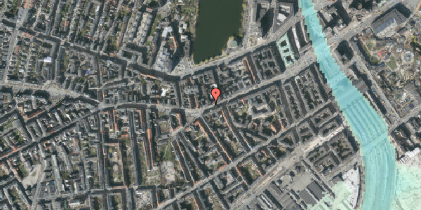 Stomflod og havvand på Vesterbrogade 34, 1620 København V