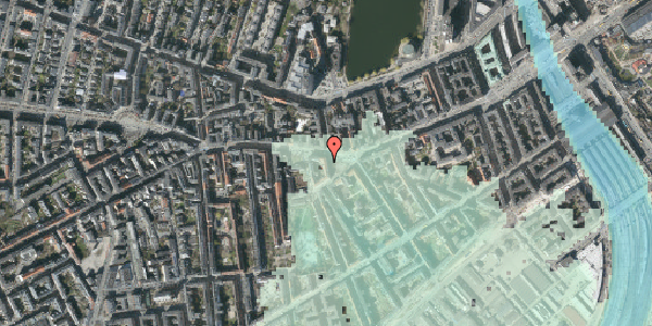 Stomflod og havvand på Vesterbrogade 55B, 4. th, 1620 København V