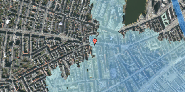 Stomflod og havvand på Vesterbrogade 71, 2. , 1620 København V