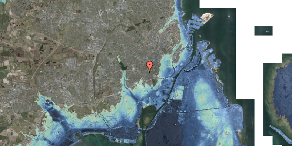 Stomflod og havvand på Aurikelvej 12, 4. mf, 2000 Frederiksberg