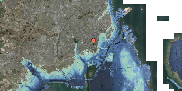 Stomflod og havvand på Bag Søndermarken 29, 4. 2, 2000 Frederiksberg