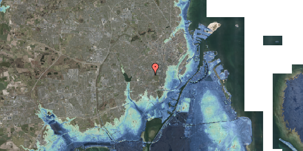 Stomflod og havvand på Dronningensvej 15, st. , 2000 Frederiksberg