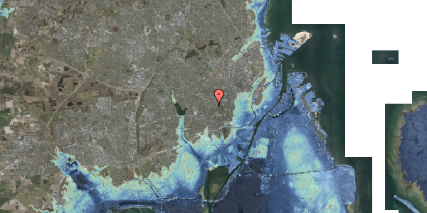 Stomflod og havvand på Dronningensvej 17, st. , 2000 Frederiksberg