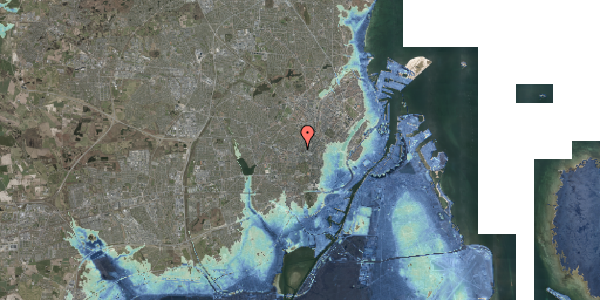 Stomflod og havvand på Nordre Fasanvej 41C, 3. tv, 2000 Frederiksberg