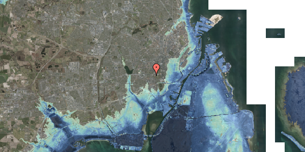 Stomflod og havvand på Normasvej 4, 2000 Frederiksberg