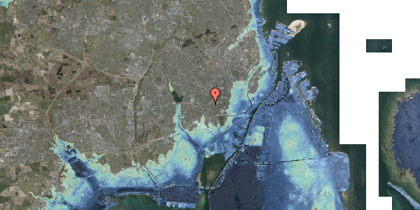 Stomflod og havvand på Normasvej 10, 2000 Frederiksberg