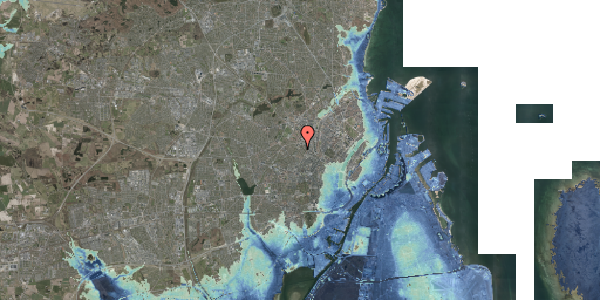 Stomflod og havvand på Solsortvej 95, 2000 Frederiksberg