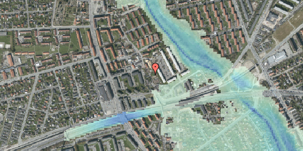 Stomflod og havvand på Hvidovregade 57A, 2650 Hvidovre