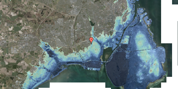Stomflod og havvand på Høvedstensvej 43, 2650 Hvidovre
