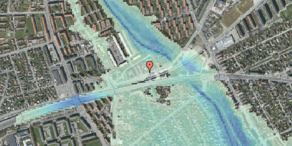 Stomflod og havvand på Vigerslev Alle 370, 2650 Hvidovre
