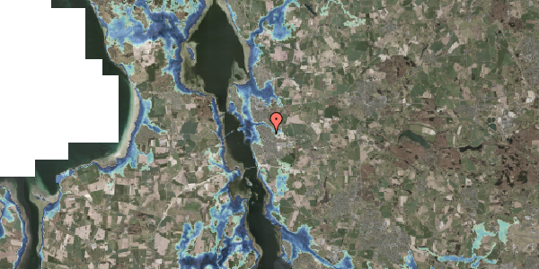 Stomflod og havvand på Bygvænget 1, 3600 Frederikssund