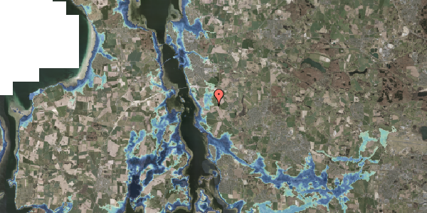 Stomflod og havvand på Bykærvej 14, 3600 Frederikssund