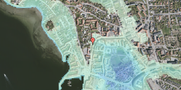 Stomflod og havvand på Havnegade 17E, st. , 3600 Frederikssund
