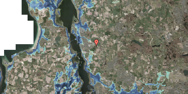 Stomflod og havvand på Roskildevej 187, 3600 Frederikssund