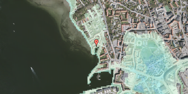 Stomflod og havvand på Skyllebakke Havn 53, 3600 Frederikssund