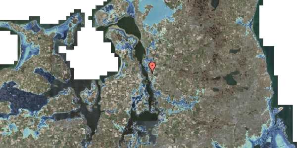 Stomflod og havvand på Strandgårds Alle 96, 3600 Frederikssund