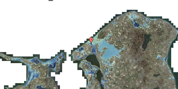 Stomflod og havvand på Bakkely 12, 3370 Melby