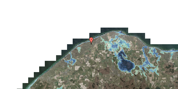 Stomflod og havvand på Ammekær 94, 3250 Gilleleje