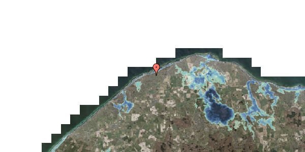 Stomflod og havvand på Ammekær 141, 3250 Gilleleje