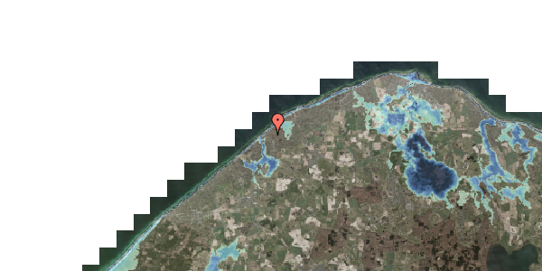 Stomflod og havvand på Anders Nielsens Vej 26, 3210 Vejby