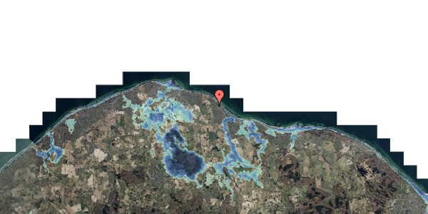 Stomflod og havvand på Blåmunkevangen 29, 3120 Dronningmølle