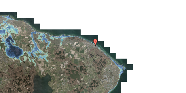 Stomflod og havvand på Hallandsvej 15, 3140 Ålsgårde
