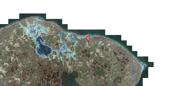 Stomflod og havvand på Hornebyvej 53, 3100 Hornbæk