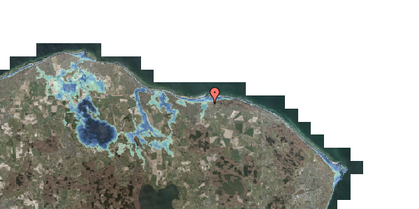 Stomflod og havvand på Johannes Ewalds Vej 8, 3100 Hornbæk