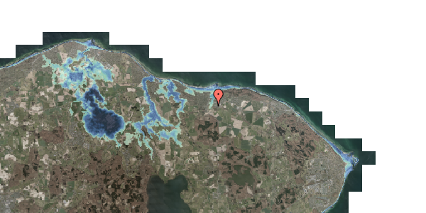 Stomflod og havvand på Karetmagervej 13, 3100 Hornbæk