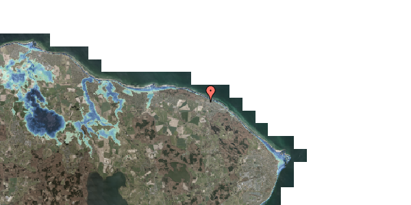 Stomflod og havvand på Krondrevet 28, 3140 Ålsgårde