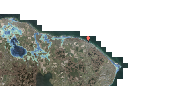 Stomflod og havvand på Krondrevet 74, 3140 Ålsgårde