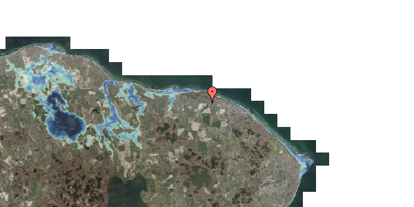 Stomflod og havvand på Merkurvej 36, 3100 Hornbæk