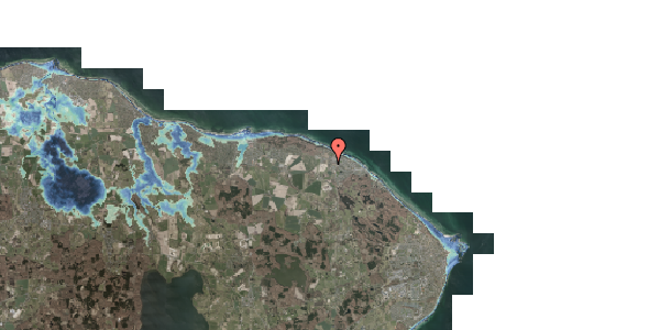 Stomflod og havvand på Møllevej 28, 3140 Ålsgårde