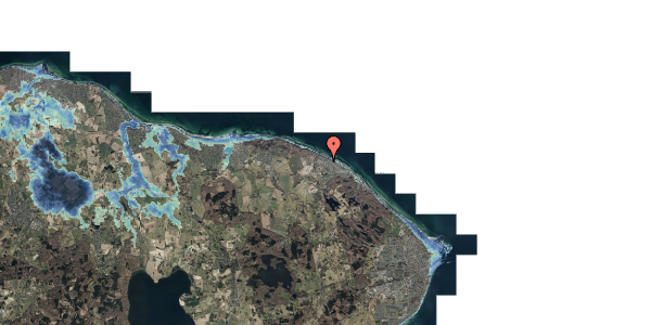 Stomflod og havvand på Orøvej 34, 3140 Ålsgårde