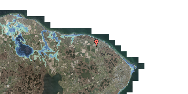 Stomflod og havvand på Rosendalsvej 1, 3140 Ålsgårde