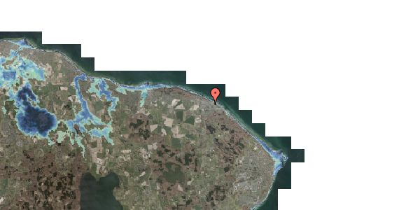 Stomflod og havvand på Rømøvej 3, 3140 Ålsgårde