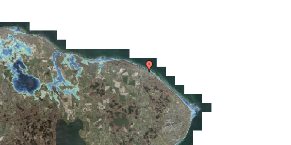 Stomflod og havvand på Samsøvej 3, 3140 Ålsgårde
